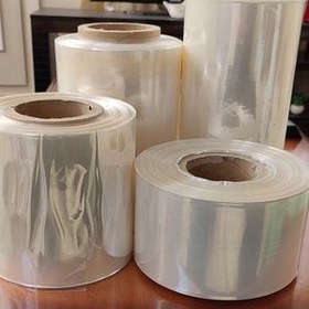 تصویر پلاستیک حرارتی (شیرینگ) عرض 12 سانت، طول 10متر، دولا، 20 میکرون،شیشه ای شفاف روده ای 