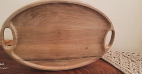 تصویر سینی چوبی 