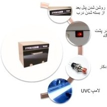 تصویر باکس ضدعفونی کننده UVC ،بدون محلول شیمیایی و الکلی 