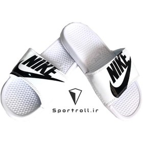 تصویر دمپایی نایک سفید 1029 NIKE