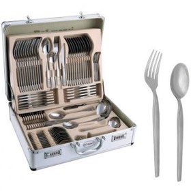 تصویر Delmonti DL1340 128PCS Cutlery Set Delmonti DL1340 128PCS Cutlery Set