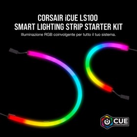 تصویر کیت نوار نورپردازی کورسیر مدل LS100 Smart Lighting Strip Starter Kit 