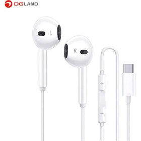 تصویر هندزفری تایپ سی اپل مدل EarPods mit A3046 اصلی (اورجینال اپل استور) Apple EarPods mit Type-C Connector A3046 Original Apple Store