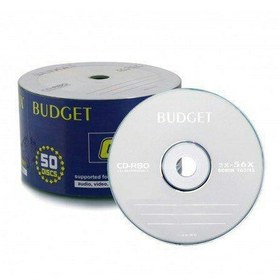 تصویر CD سی دی خام باجت BUDGET پک 50 عدد 