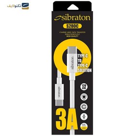 تصویر کابل تایپ سی سیبراتون مدل S280C طول 1.1 متر Sibraton S280C USB-C to USB cable 1.1m