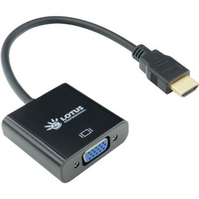 تصویر مبدل HDMI به VGA لوتوس مدل PLAYSTATION SUPPORT کد 5V-2024 