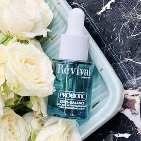 تصویر سرم جمع کننده منافذ باز پوست 15میل رویوال Revival Probiotic Pore Minimizing Serum 15ml