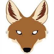 تصویر الگوی ساخت ماسک بازی،نقالی، تئاتر و قصه گوئی «شغال» 