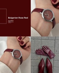 تصویر ساعت مچی بند چرمی گوچی 