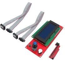 تصویر نمایشگر و کنترلر پرینتر سه بعدی 2004 (20*4) ا (4*20) 2004 3D Printer LCD and Controller (4*20) 2004 3D Printer LCD and Controller