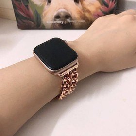 تصویر بند فلزی استیل طرح Cartier اپل واچ Apple Watch 42 mm 