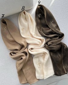 تصویر شال پاپیون - زرشکی 