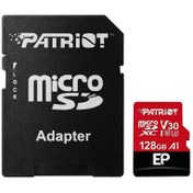 تصویر کارت حافظه Patriot 128GB V30 microSD Memory card 