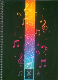 تصویر دفتر نت 30 برگ (سیمی) 