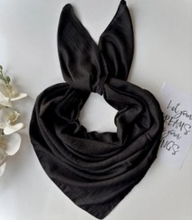 تصویر روسری نخی پارچه زنبوری 