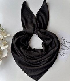 تصویر روسری نخی پارچه زنبوری 