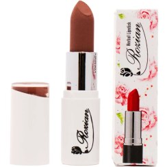 تصویر رژ لب گیاهی رنگ نود تیره کد M12 