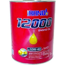 تصویر روغن موتور ایرانول ۱۰W40 حجم ۴ لیتر API SJ 