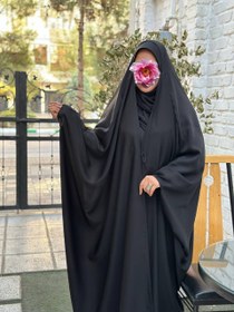 تصویر چادر عربی اصیل جده کرپ رویال 
