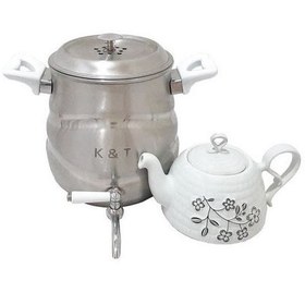 تصویر ست کتری و قوری کی اند تی مدل 1022 K and T 1022 Kettle and Teapot set