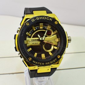 تصویر CASIO G- SHOCK HSD 013 کاسیو جی شاک جدید دوزمانه ،، آنتی مغناطیس ،، بند و صفحه رنگی بسیارخوش طرح 