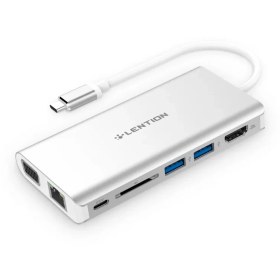 تصویر هاب 8 پورت C73 USB-C 