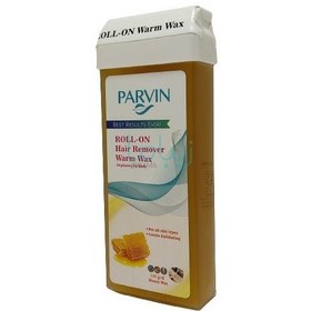 تصویر موم گرم اپیلاسیون عسل 100 گرمی پروین ا Parvin Roll On Honey Warm Wax 100g Parvin Roll On Honey Warm Wax 100g