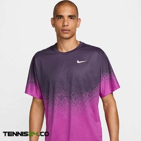 تصویر تی شرت تنیس نایک - NikeCourt Slam Dri-FIT - بنفش 