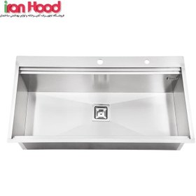 تصویر سینک زیر کابینتی پرنیان استیل مدل PS 4209 Built-in Parnian Steel sink