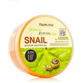 تصویر سوتینگ ژل مرطوب و ترمیم کننده فارم استی FarmStay Snail Moisture Soothing Gel 