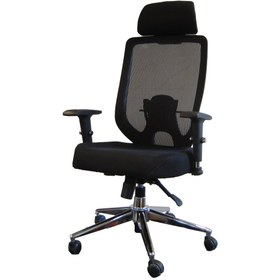 تصویر صندلی مدیریتی پشت توری طرح لیو 