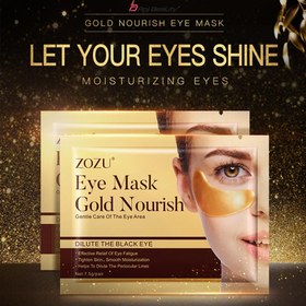 تصویر ماسک (پچ ) زیر چشم ( دور چشم ) طلا برند زوزو | ZOZU Eye Mask Gold Moist ا ZOZU Eye Mask Gold Moist ZOZU Eye Mask Gold Moist