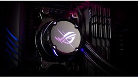 تصویر خنک کننده مایع پردازنده ایسوس ROG STRIX LC II 240 ARGB CPU LIQUID ASUS ROG STRIX LC II 240 ARGB