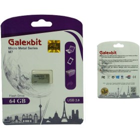 تصویر فلش مموری گلکسبیت مدل M7 ظرفیت 64 گیگابایت Galexbit M7 64GB USB 2.0 Flash Memory