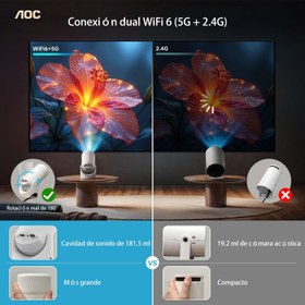 تصویر ویدیو پرژکتور شیائومی 150 اینچی 4K اورجینال L1 L1 Portable Projetor 4K