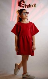 تصویر پیراهن کبریتی قرمز 