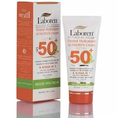 تصویر ضد آفتاب 6 کاره رنگی با +SPF50 مناسب پوست چرب رنگ لایت (روشن) لابورن 