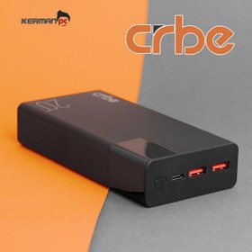 تصویر پاوربانک کربی CRBE مدل BE-P101 ظرفیت 20000 میلی آمپر ساعت Power bank CRBE model BE-P101