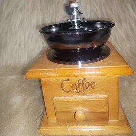 تصویر آسیاب دستی قهوه طرح coffee سایزبزرگ 