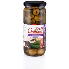 تصویر ترشی هالوپینو زیتون گریل(کبابی) 500گرمی گل باز 