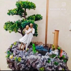 تصویر آبنمای رومیزی دکوری مدل عشق 