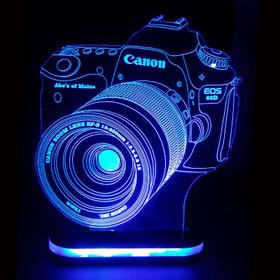 تصویر چراغ خواب طرح دوربین عکاسی کنون کد 1004 