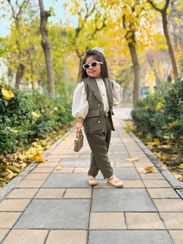 تصویر ست پنج تیکه مازراتی کرم بالا نگین - 40 