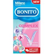 تصویر کاندوم سفت کننده بونیتو مدل Bonito- Complex Condoms 16 Pcs 