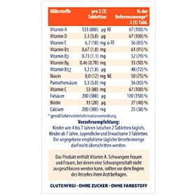 تصویر قرص‌ جویدنی مولتی ویتامین‌ + کلسیم سانستول (sanostol) اوریجینال اصل آلمان قرص‌ مولتی ویتامین‌ + کلسیم سانستول (sanostol) اوریجینال اصل آلمان