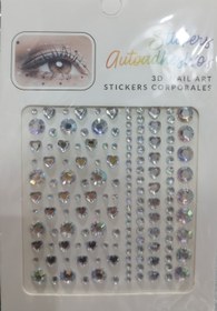 تصویر نگین و مروارید چسبی - طرح۵ 