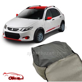 تصویر چادر خودرو کوییک برند فیت کاور با متریال ترک و یکسال گارانتی 