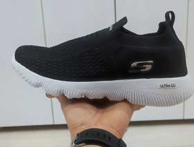 تصویر کفش کتونی اسکیچرز پیاده روی دهن کشی جورابی مردانه skechers - 4 SKECHERS