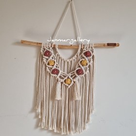 تصویر دیوارکوب مکرومه macrame wallhanging