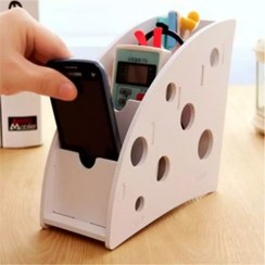 تصویر شلف جا کنترلی دو حالته طرح ماهی، گل و دایره 